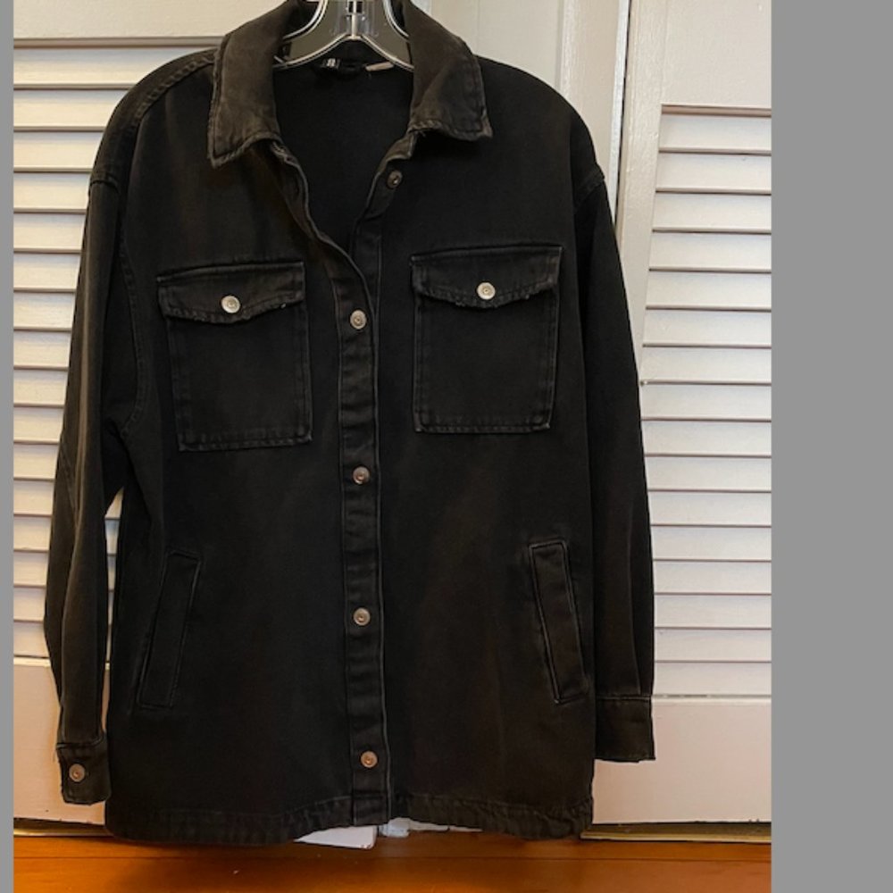 Oversized Denim Mid-Weight Jacket